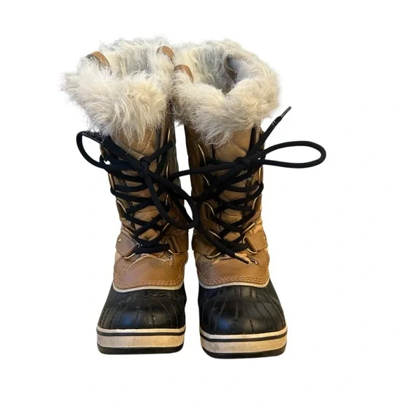 Sorel Women's Quilted Tan and Black Winter Boots Tofino II Waterproof Size 7 - Picture 2 of 7